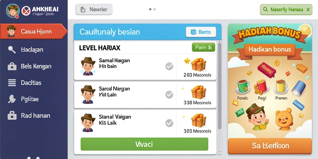 Tantangan seru di setiap levelnya.