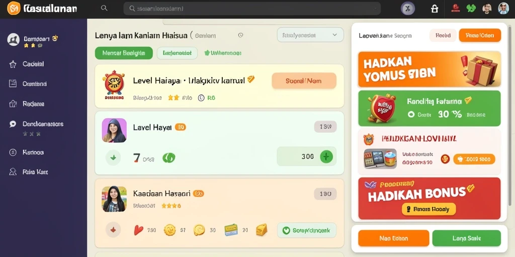 Kustomisasi karakter yang menarik dan unik.