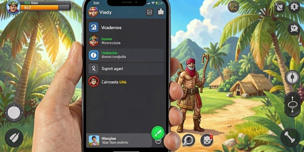 Screenshot menunjukkan fitur upgrade karakter yang menarik.