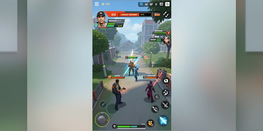 Moment seru saat berkompetisi di mode multiplayer.